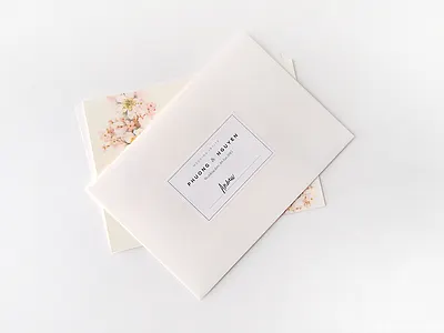 Wedding Invite border flowers foiling gold invites print typography wedding