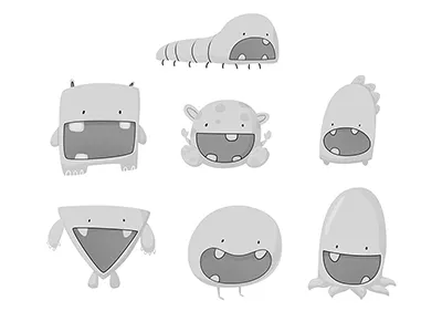 Monsters concepts characters concept illustration monsters storyboard