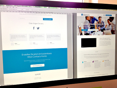 Microsite Work in Progress design footer interface landing microsite mockup page responsive ui ux web wireframe