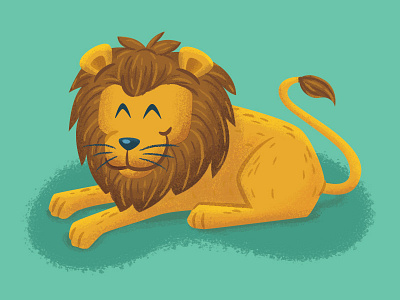 Lion children illustration kids lion