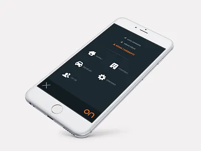 Mobile menu for a new ON icons menu mobile
