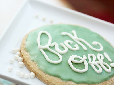 Fuck Off Cookie bakery bold cookie food frosting lettering sweets type typography