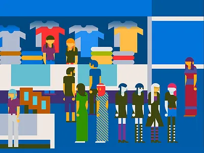 Music Festival Scene festival goth illustration music vector