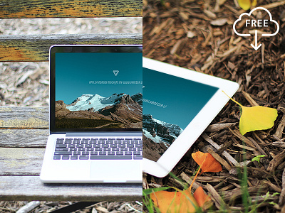 Two more free mockups. free freebie ipad mac mockup