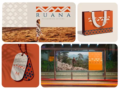 RUANA (Ecuadorian indigenous clothing brand) brand branding graphic design logo logo design