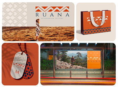 RUANA (Ecuadorian indigenous clothing brand) brand branding graphic design logo logo design