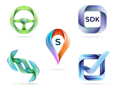 Surge Series / WIP beacon icon logo series surge symbol