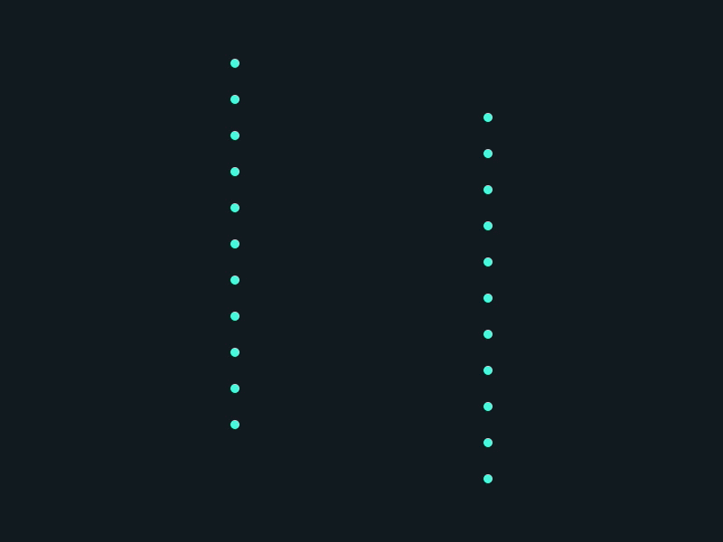 Animation experiment #4 animation css dots gif javascript velocity.js