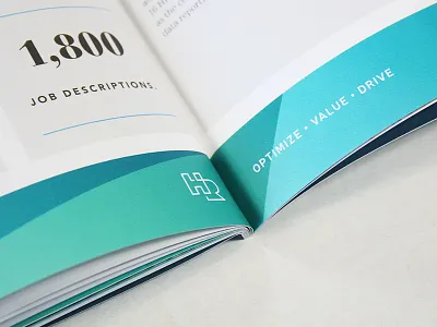 HR Business Plan book booklet branding editorial human resources layout print typography vector