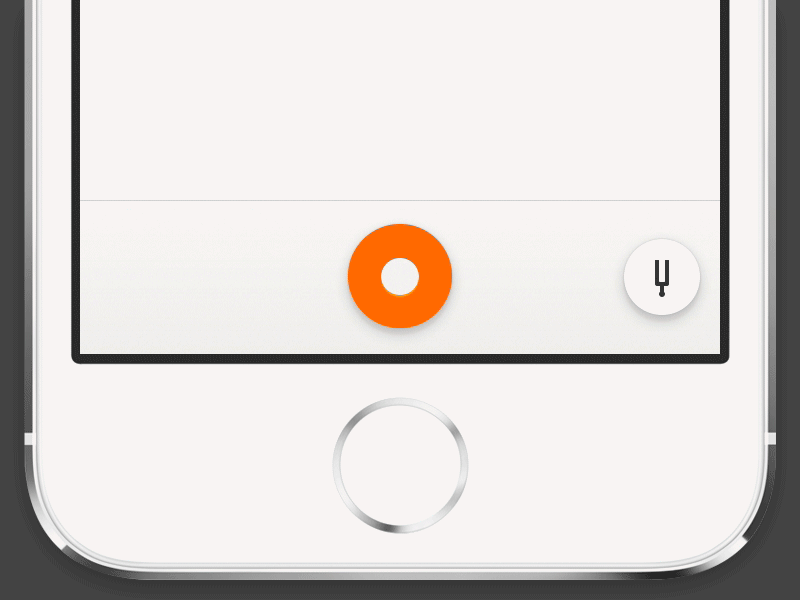 Tuning animation hum tuner ui