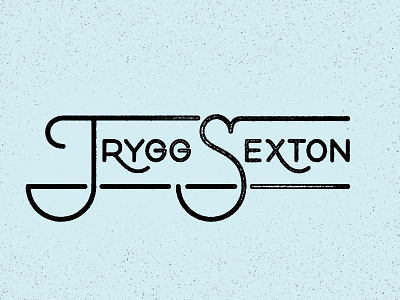 T&S lettering texture type typography vintage