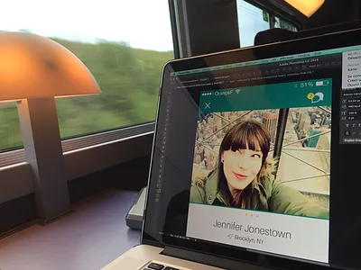 Work in the Train app ios ui work