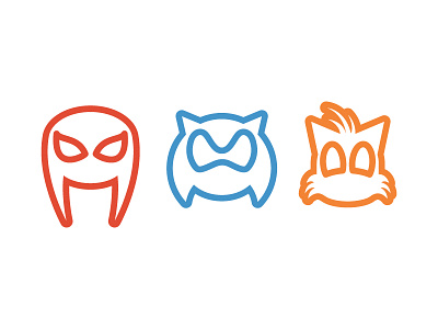 Team SEGA character icon minimal retro sega sonic vector video game