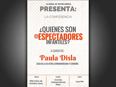 Btg Conference advertising poster print