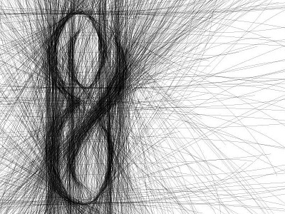 The lines of ampersand ampersand black lines type white