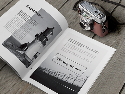 Minimal Photography Portfolio Album album brochure catalogue clean minimal modern photo photography portfolio print template