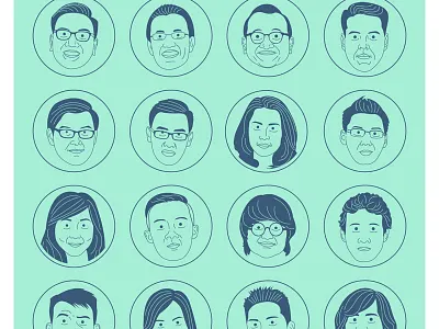 Weekend Family icon illustration