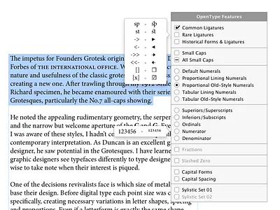 Ot Feature Panel adobe cc cs feature indesign opentype ot panel type ui ux
