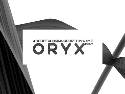 ORYX Font font freefont typo