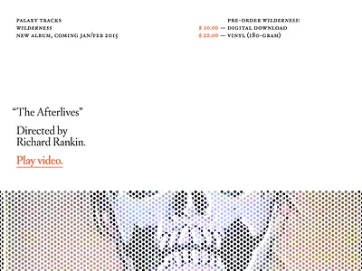 The Afterlives hoefler text hoefler titling palaxy tracks video