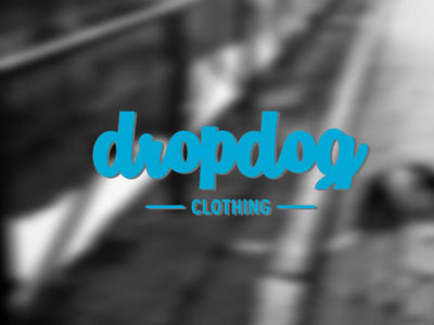 Dropdog Logo branding davidooone dropdog clothing logo