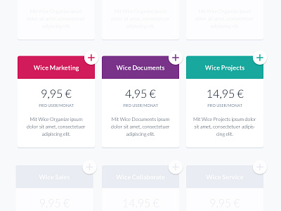 Plans & Pricing :: Work in Progress design flat interface minimal plans price pricing ui web