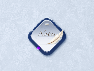 it's snowing icon notes snow