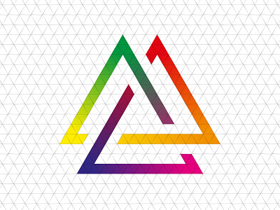 Colorful Triangle colourful t shirt triangle