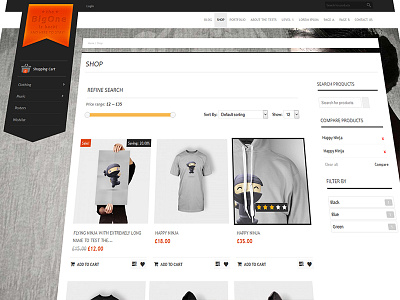 BigOne WP WooCommerce theme e commerce envato shopping thealthemist themeforest themes wordpress