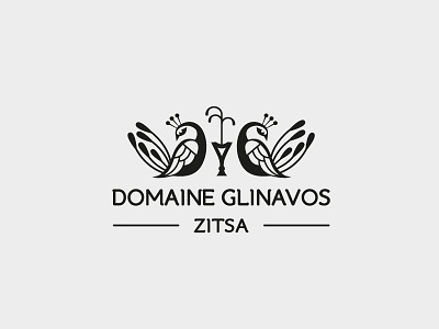 Domaine Glinavos Logo Zitsa logo peacock winery