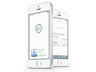 Smart Banking App »NOW AVAILABLE« app banking concept design flat german interface iphone minimal notification ui ux
