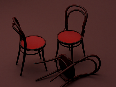 Era Chair 3d c4d chair era furniture history industrial modeling school thonet