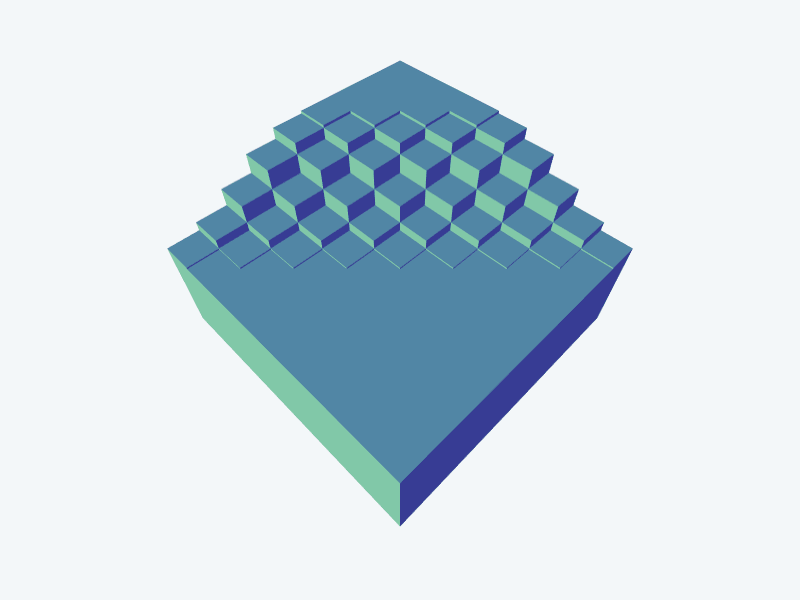 Blocks geometry gif motion processing