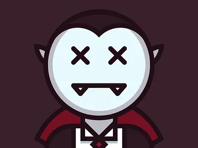 Avatars - AmaanC avatar dracula halloween illustration vampire vector