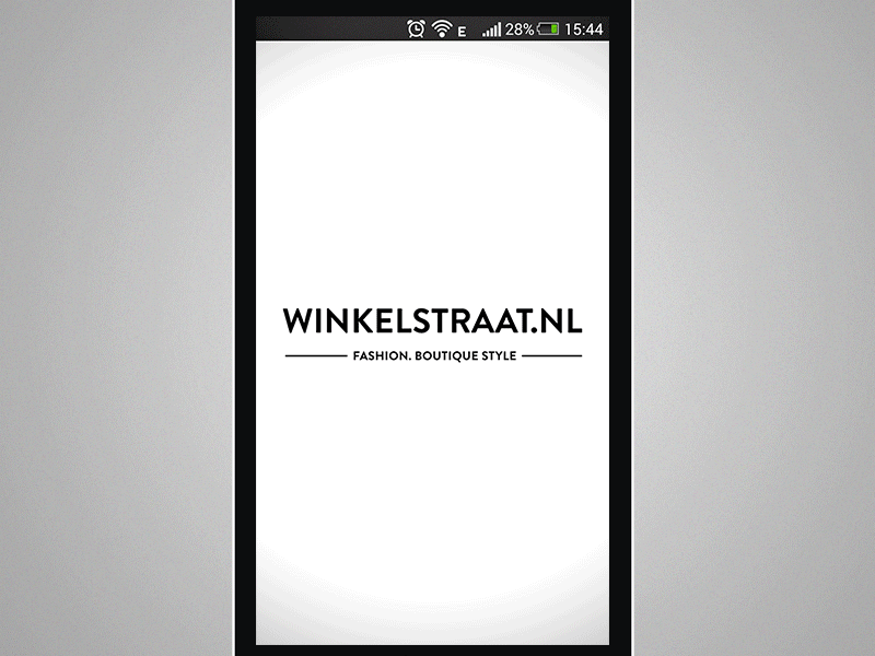 Winkelstraat Proposal android app fashion gif shoping sidebar