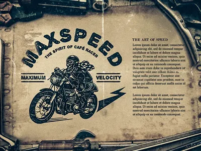 Cafe Racer Logo automotive badges bike bikes custom logo logos motorcycle retro template vector vintage