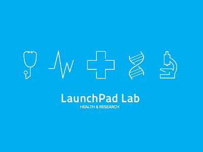 LPL Health & Research Logo Ideas agency branding health healthcare icons in progress launchpad lab line logo minimal process wip