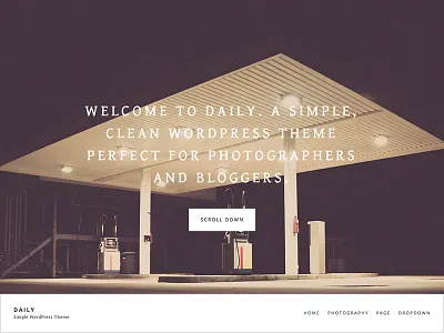 Daily - Free WordPress Theme free freebie template theme website wordpress