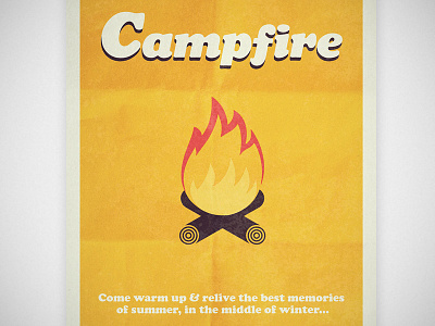 Campfire Teaser by Eric McBain charity events fundraiser personal photoshop poster