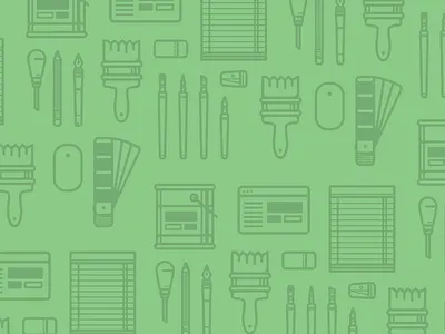 Projectinatin' brush create design icon minimal pantone project swatch ui vector