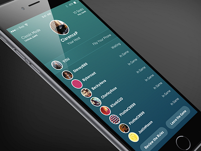 Downside game screen app design game interface ios ui ux