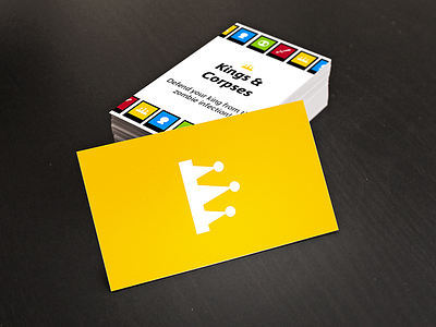 Kings & Corpses business cards business cards game design indie games ios iphone kings corpses