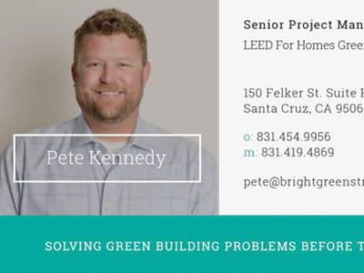 BGS Business Card 01 box business card green photography slab serif typeography