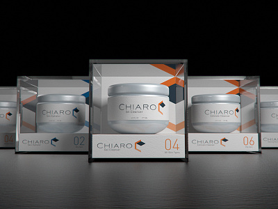 Chiaro Concptual Packaging cosmetics geometric luxury oranges packaging skincare timeless