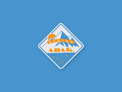 Adak Patch adak alaska lettering