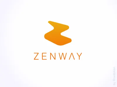 Zen light orange path way z zen