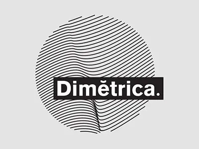 Dimétrica black gray line menta picante minimal texture