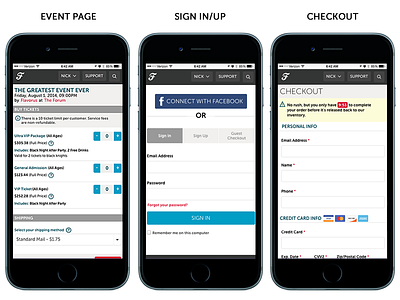 Flavorus Mobile Purchase Update mobile ux design