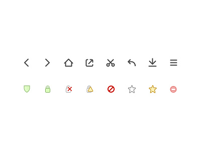 Browser Icons back browser download foward home https icon menu reverse screenshot share star