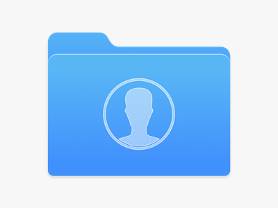 User Folder folder icon mac macosx osx redesign yosemite